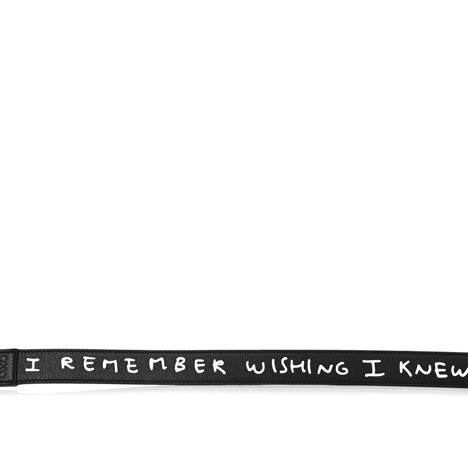 Loewe X JOE BRAINARD Calfskin Words Print Thin Strap Black 7 of 9