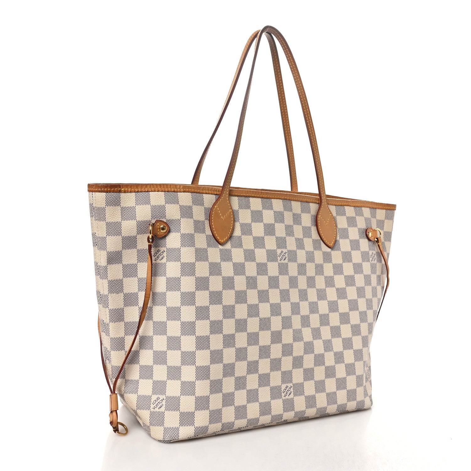 Louis Vuitton Damier Azur Neverfull MM 3 of 10