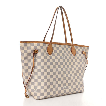 Louis Vuitton Damier Azur Neverfull MM 3 of 10