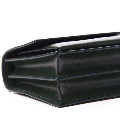 Saint Laurent Calfskin Medium Monogram Sunset Dark Green 6 of 11