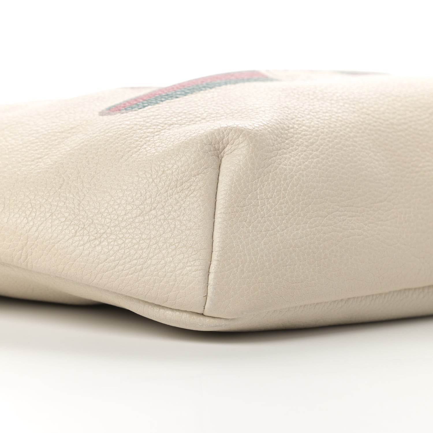 Gucci Grained Calfskin Logo Belt Bag White 9 of 12