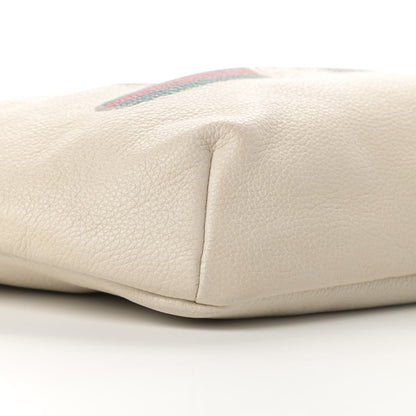 Gucci Grained Calfskin Logo Belt Bag White 9 of 12