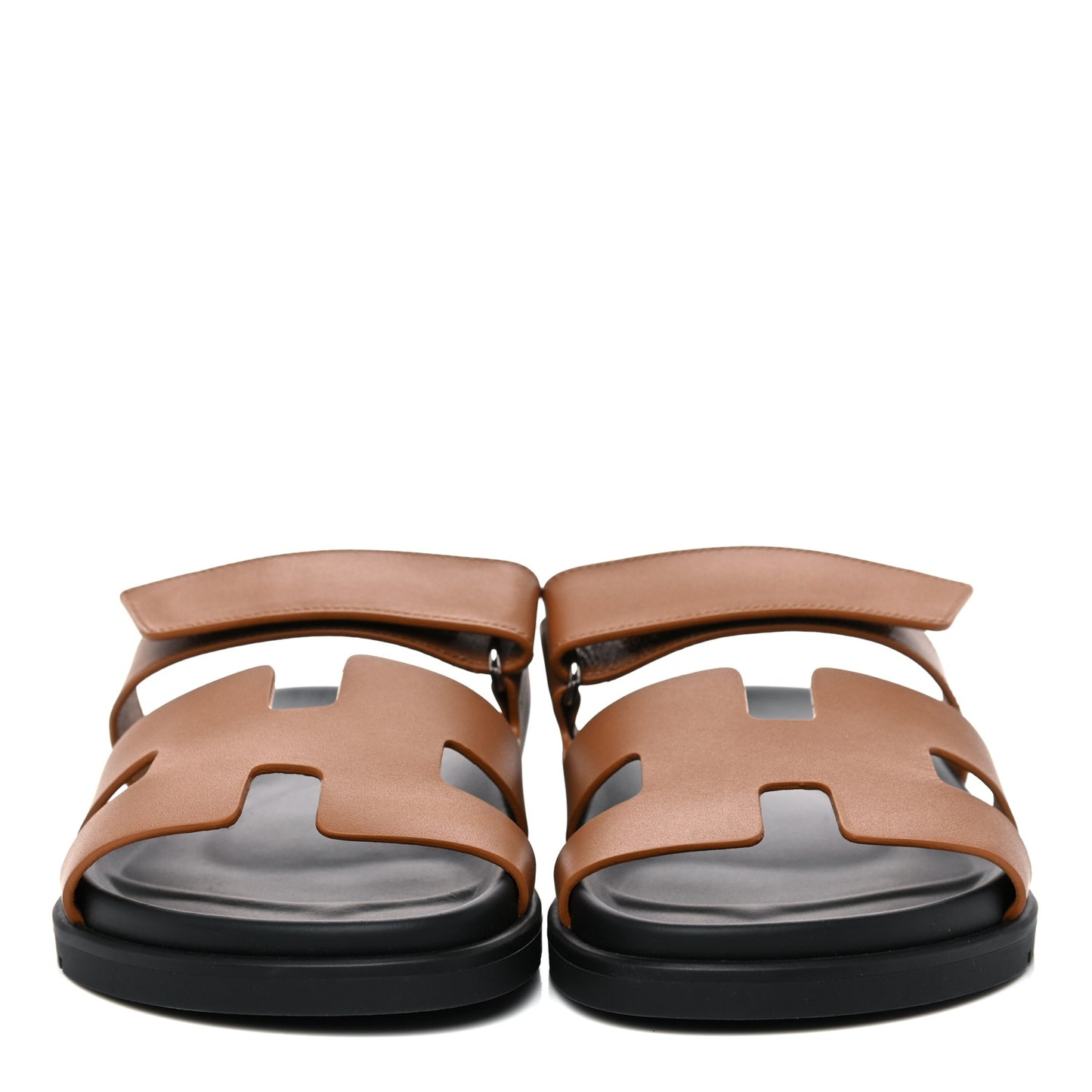 Calfskin Womens Chypre Sandals 38.5 Gold