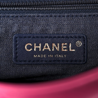 Chanel Lambskin Quilted Resin Bi-Color Chain Flap Bag Pink 6 of 11