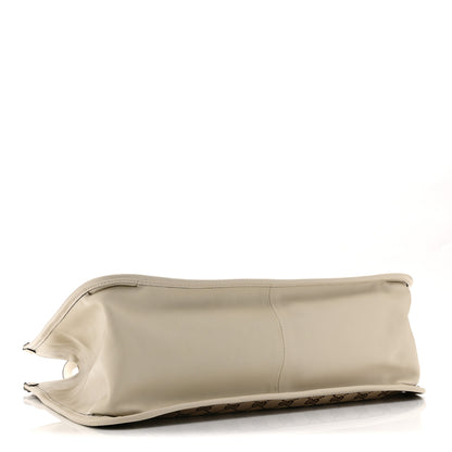 Gucci Monogram New Sakai Calfskin Lux Horsebit 1955 Tote Beige Ebony Mystic White 4 of 11