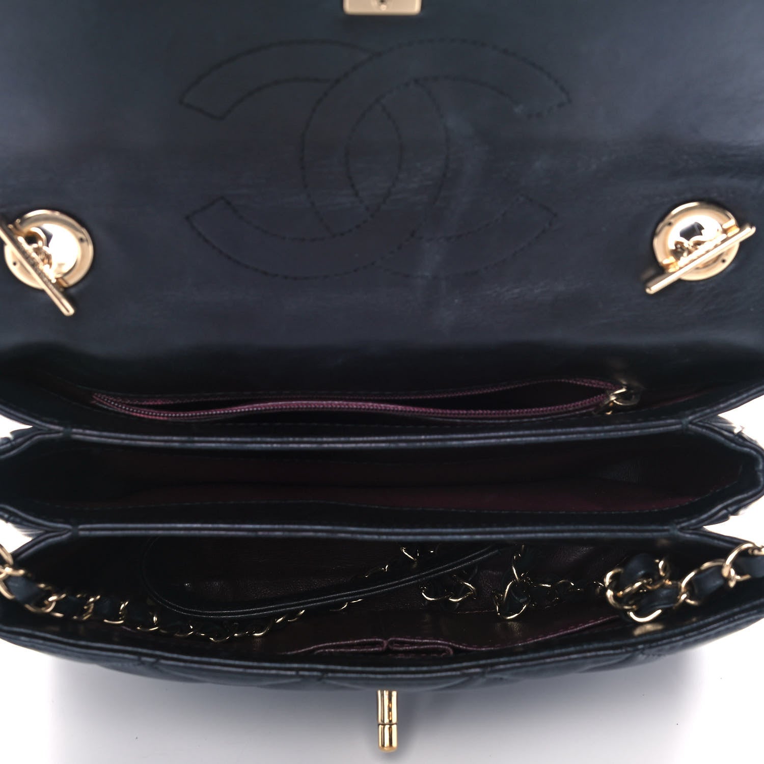 Chanel Lambskin Quilted Small Trendy CC Dual Handle Flap Bag Black 5 of 12