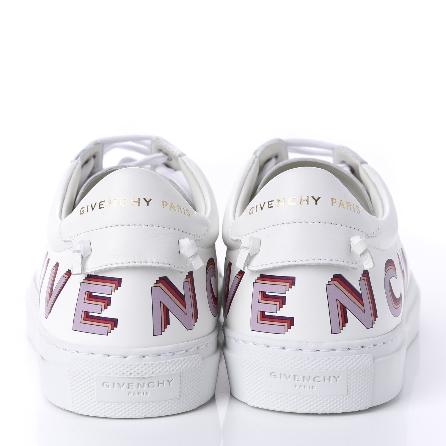 Givenchy Calfskin Logo Womens Urban Street Sneakers 38 White Red 6 of 12