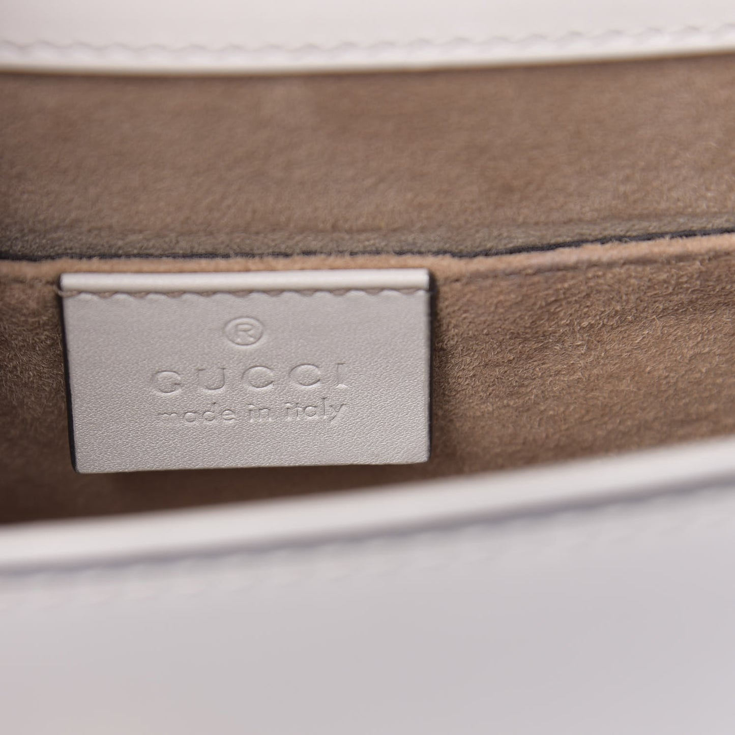 Calfskin Mini Sylvie Chain Shoulder Bag White
