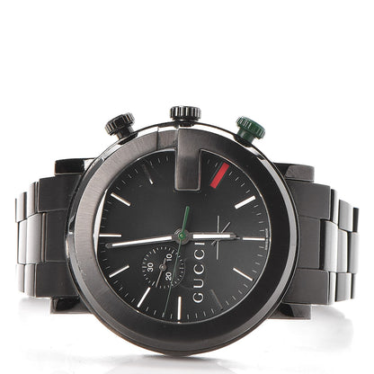Gucci PVD Stainless Steel 44mm 101M G-Chrono Quartz Watch Black 3 of 10