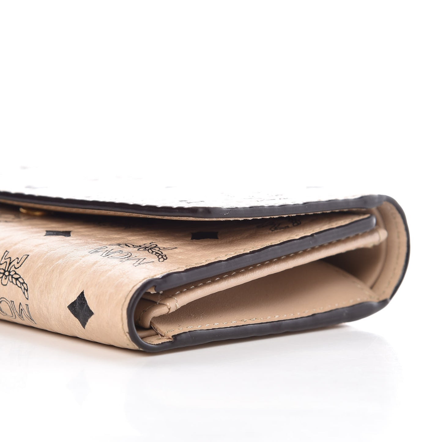 Visetos Tri-Fold Wallet Beige