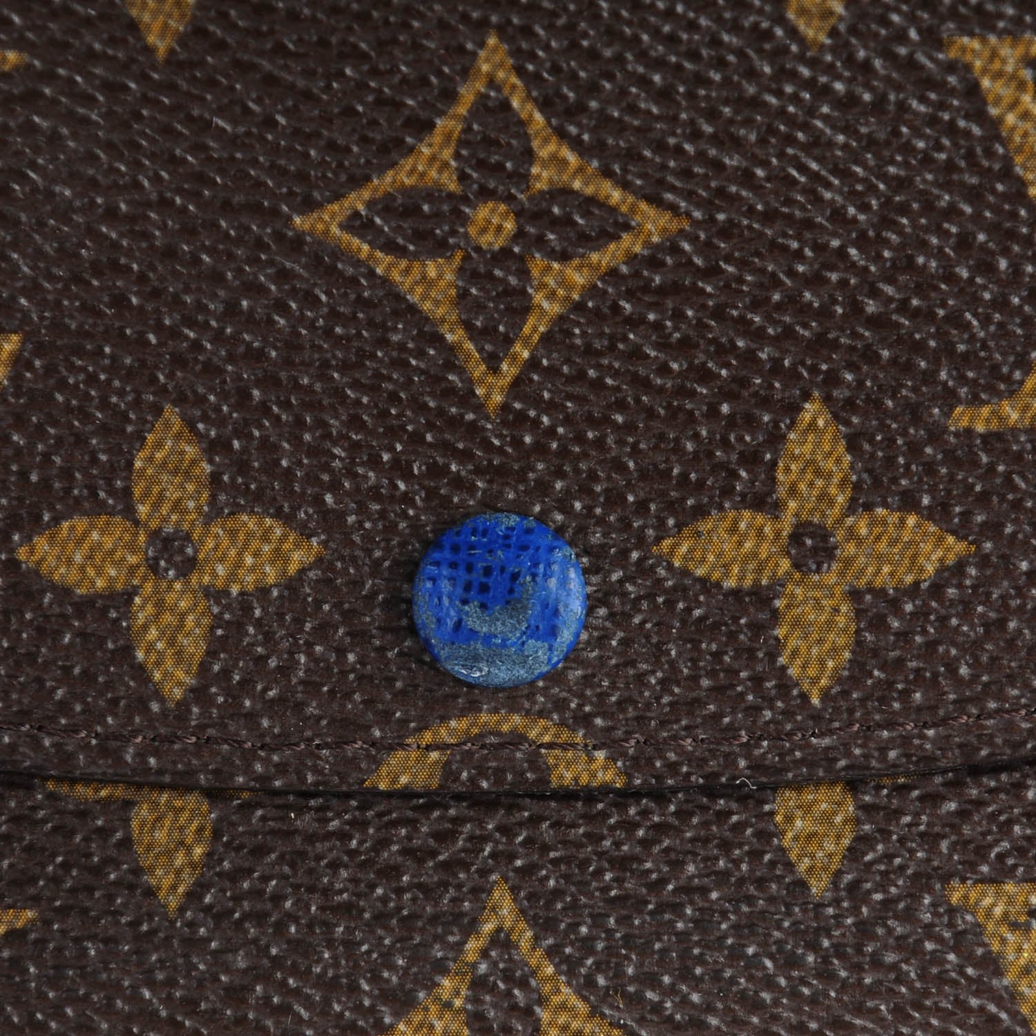Louis Vuitton Monogram Emilie Wallet Blue 5 of 7