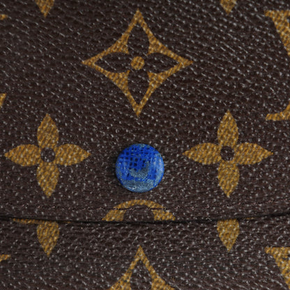 Louis Vuitton Monogram Emilie Wallet Blue 5 of 7
