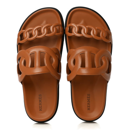 Hermes Nappa Extra Sandals 38 Naturel 5 of 11