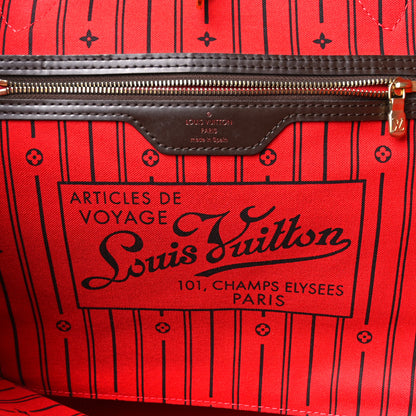 Louis Vuitton Damier Ebene Neverfull MM 6 of 10