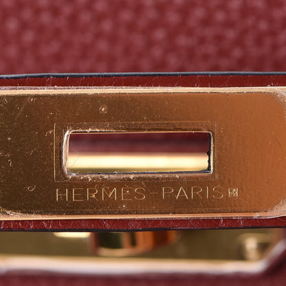Hermes Togo Horseshoe Bi-Color Birkin 35 Rouge H Bougainvillea 15 of 33
