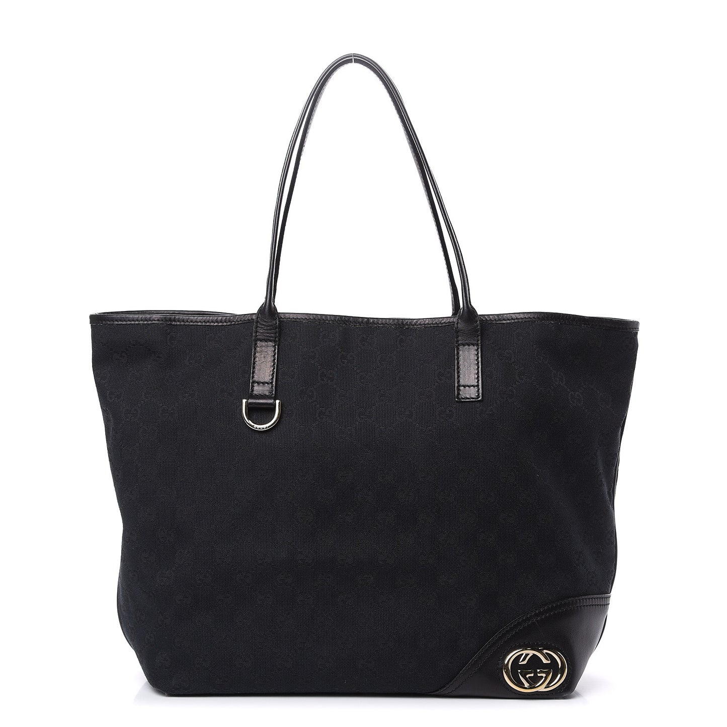 Monogram Large New Britt Tote Black