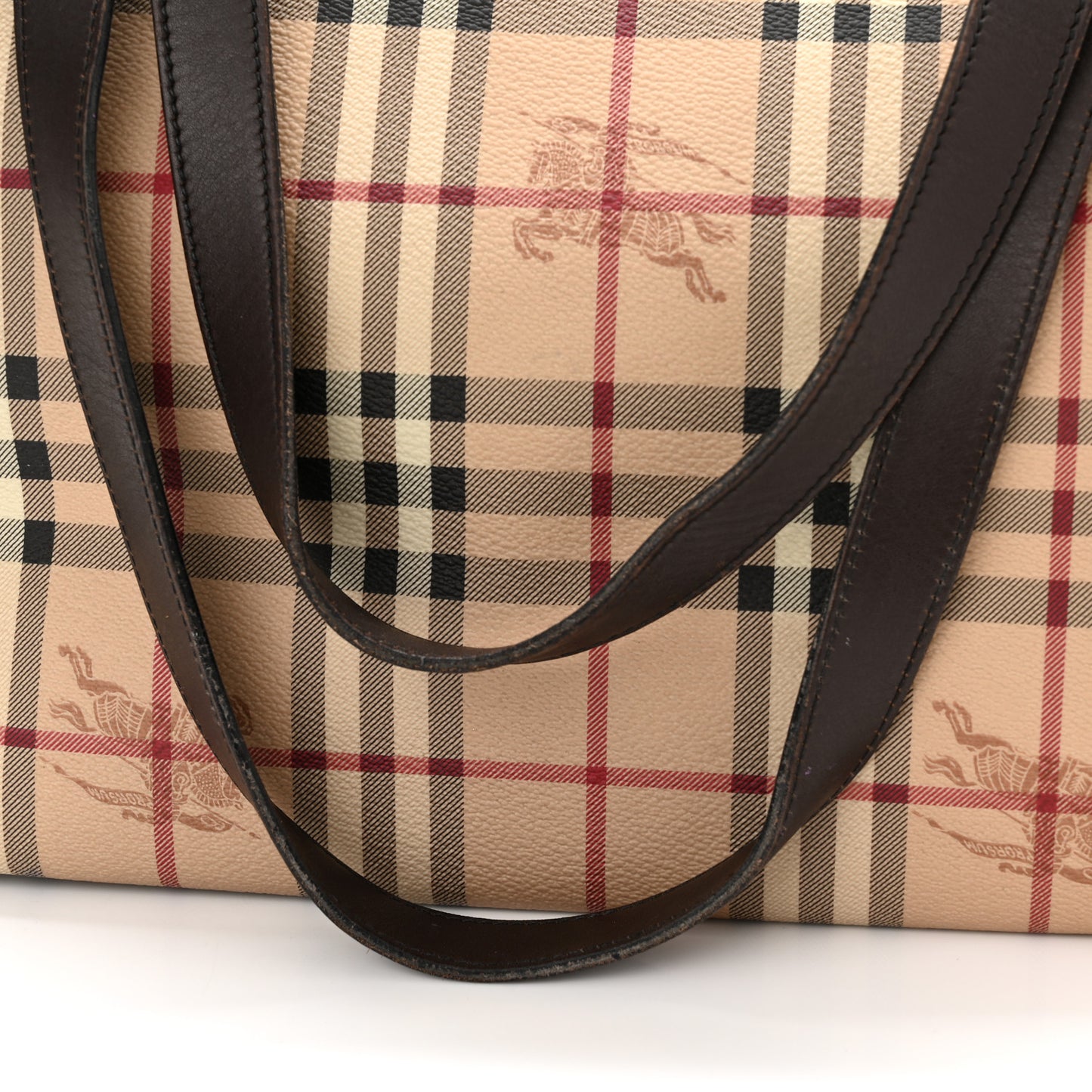 Haymarket Check Large Nick Tote Chocolate