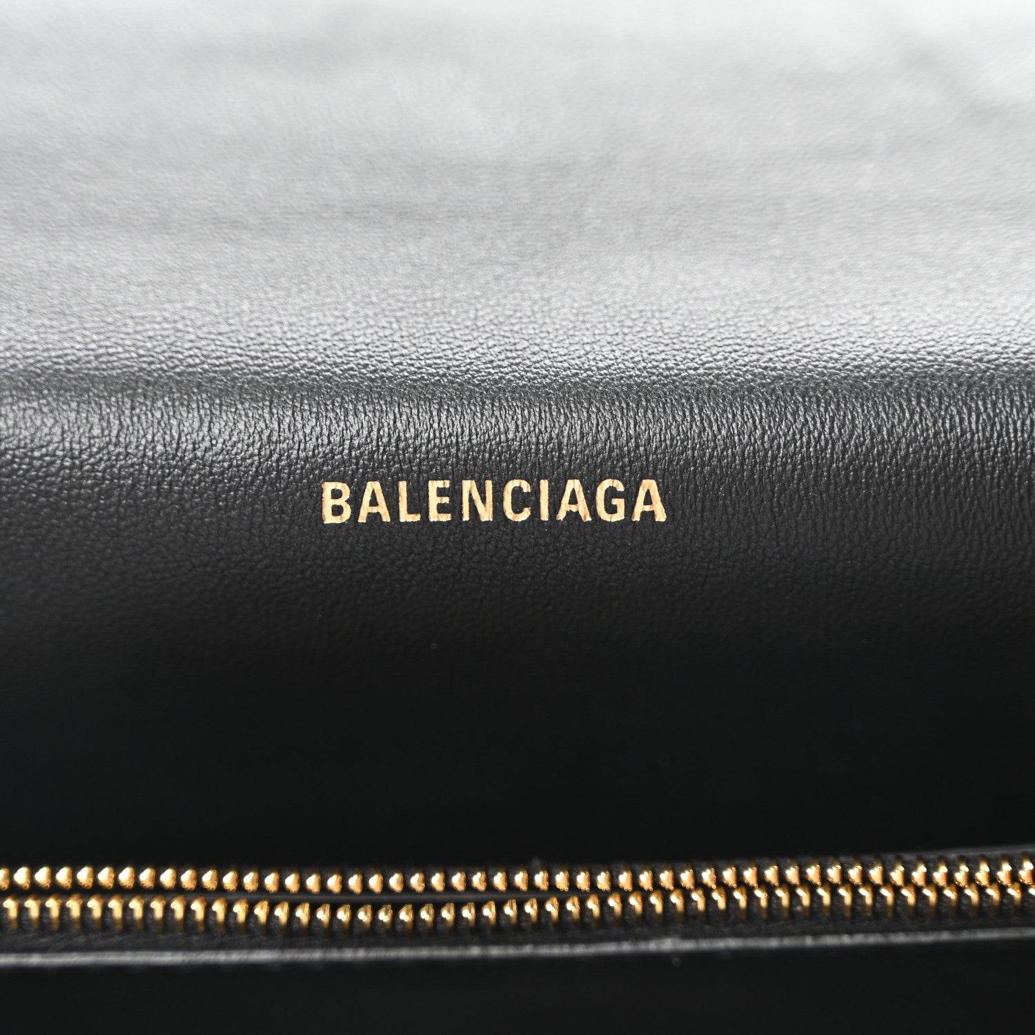 Balenciaga Paper Calfskin Large Crush Sling Bag Black 6 of 9