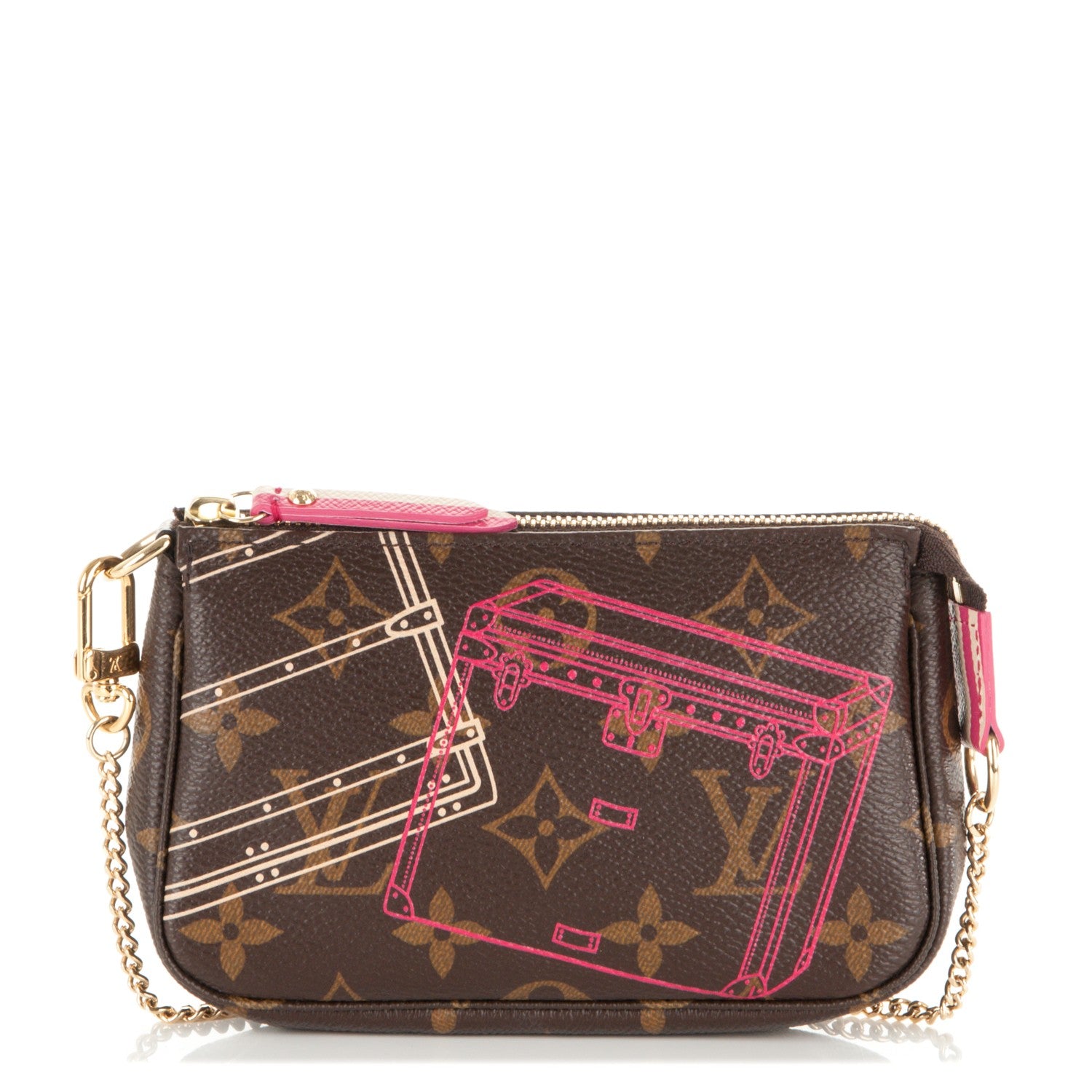 Louis Vuitton Monogram 2014 Christmas Animation Mini Pochette Accessories 1 of 7