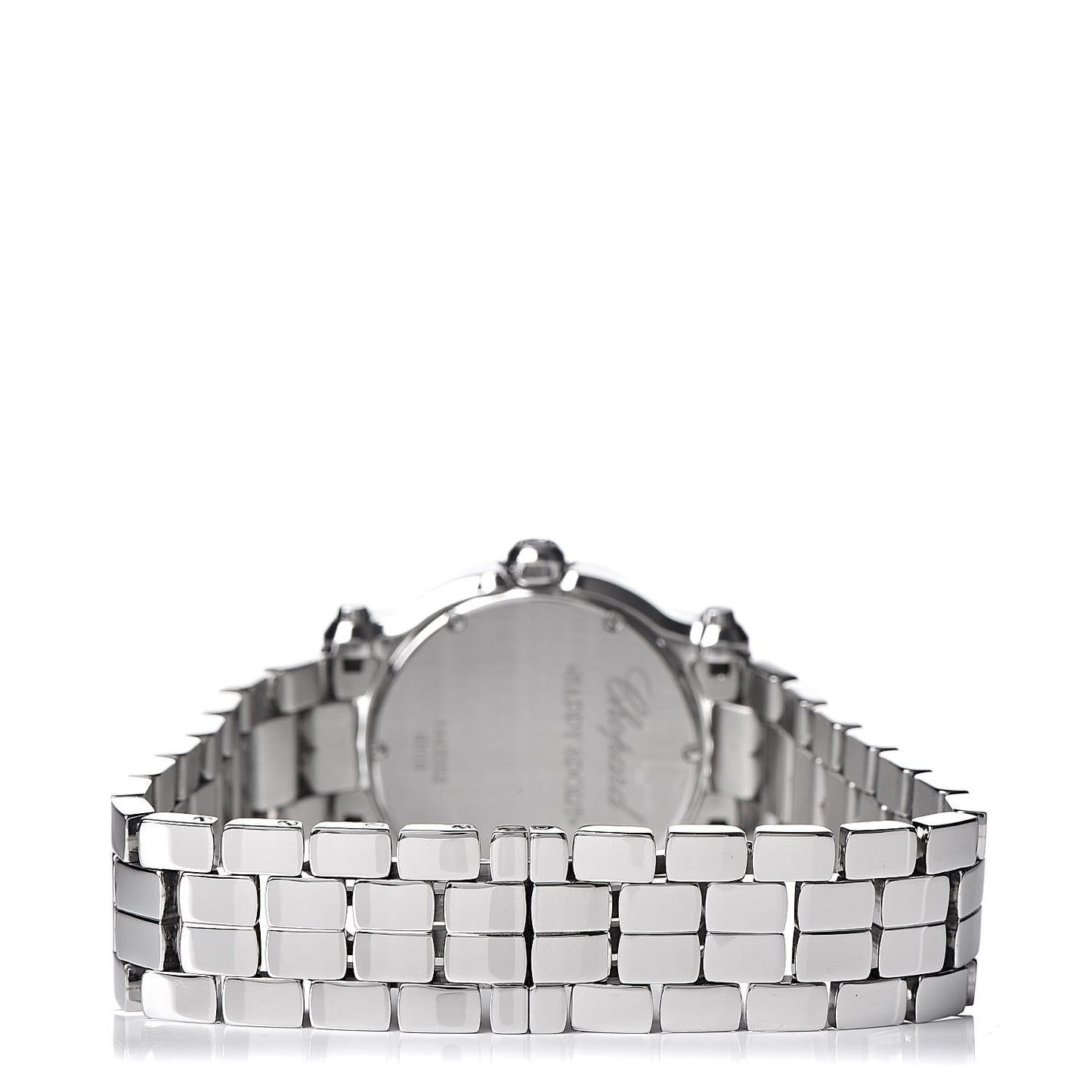 Stainless Steel 5 Diamond 30mm Happy Sport Quartz Watch
