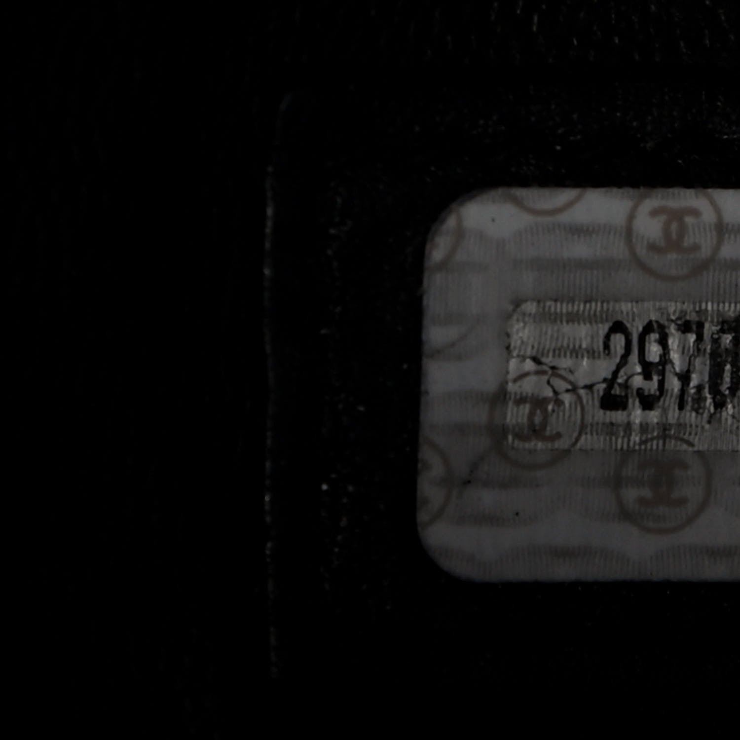 Chanel Calfskin Stitched XL Weekender Black 7 of 9