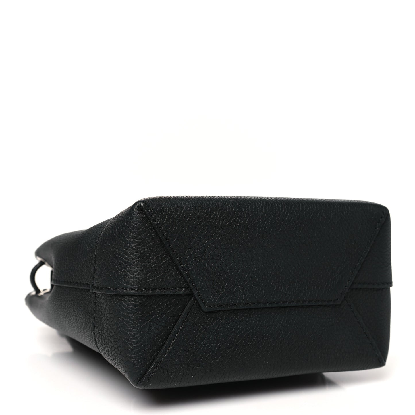 Calfskin Lockme Mini Backpack Black