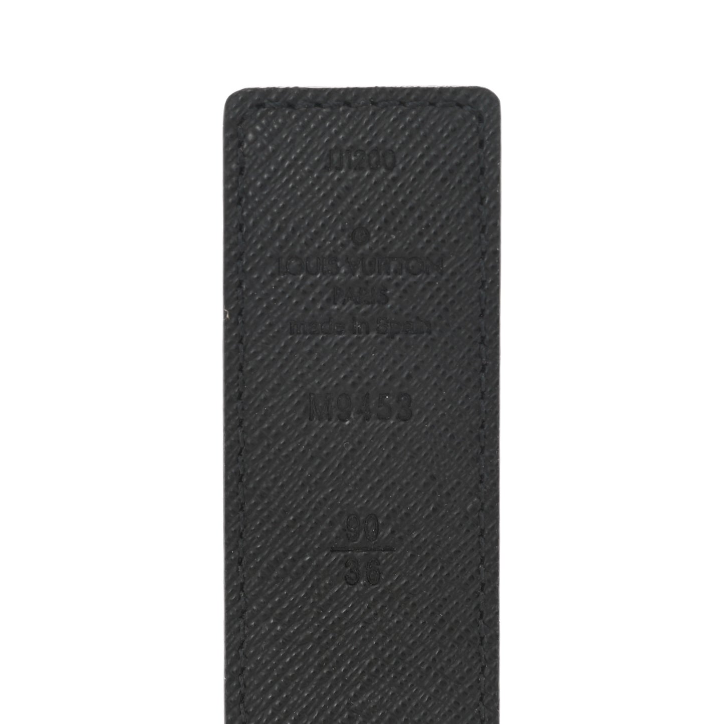 Calfskin Monogram 30mm LV Initiales Reversible Belt 90 36 Black