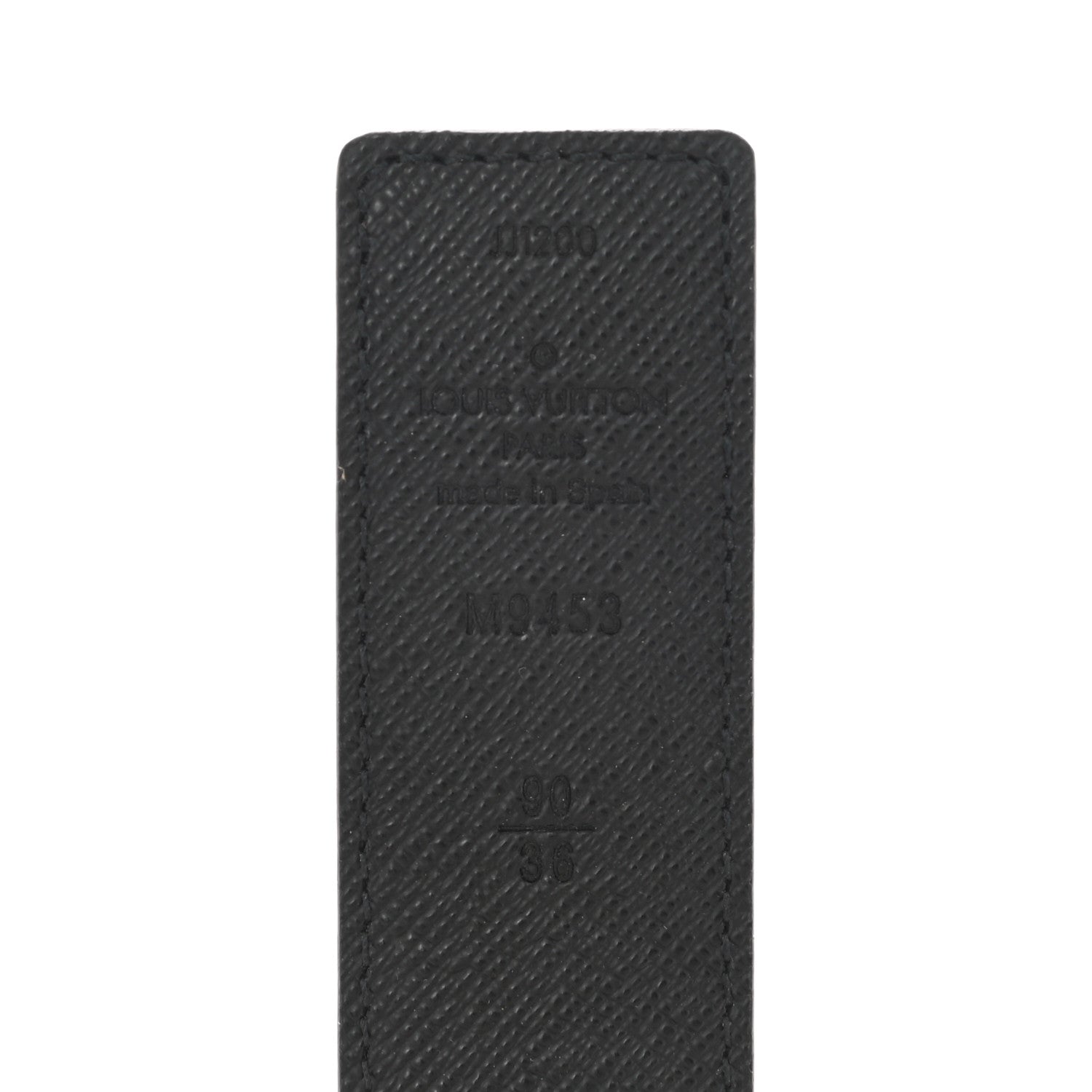 Louis Vuitton Calfskin Monogram 30mm LV Initiales Reversible Belt 90 36 Black 3 of 5