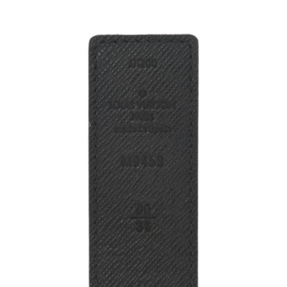 Louis Vuitton Calfskin Monogram 30mm LV Initiales Reversible Belt 90 36 Black 3 of 5
