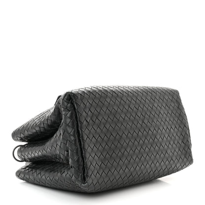 Bottega Veneta Nappa Intrecciato Small Roma Tote Black 4 of 13