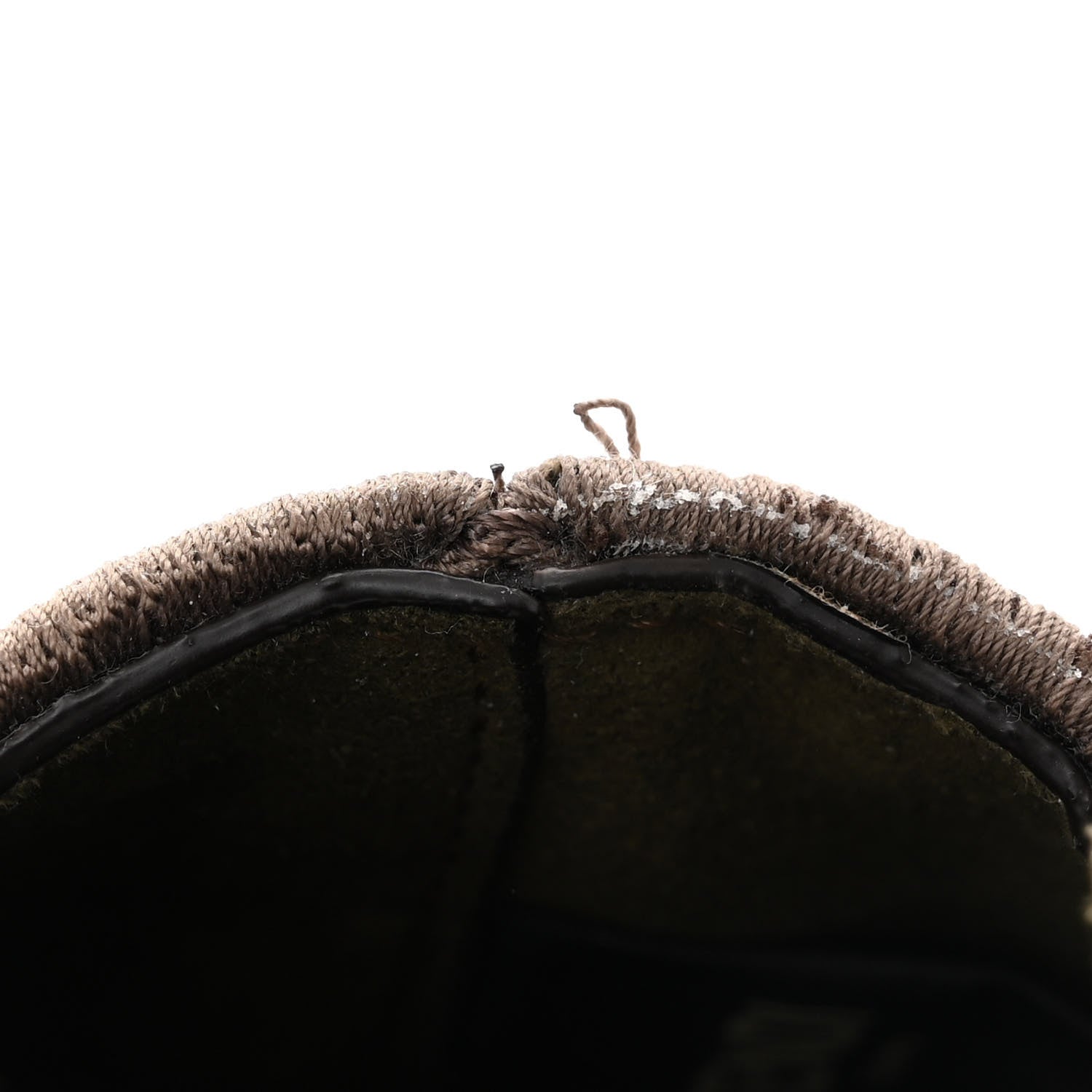 Fendi Chenille Vitello King Plexiglass FF Mini By The Way Top Handle Boston Bag Tortora Nuvola 11 of 11