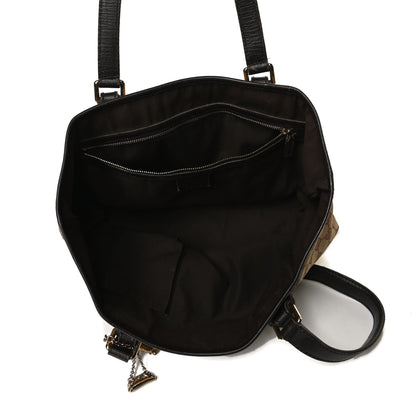 Gucci Monogram Medium Jolicoeur Tote Dark Brown 5 of 20