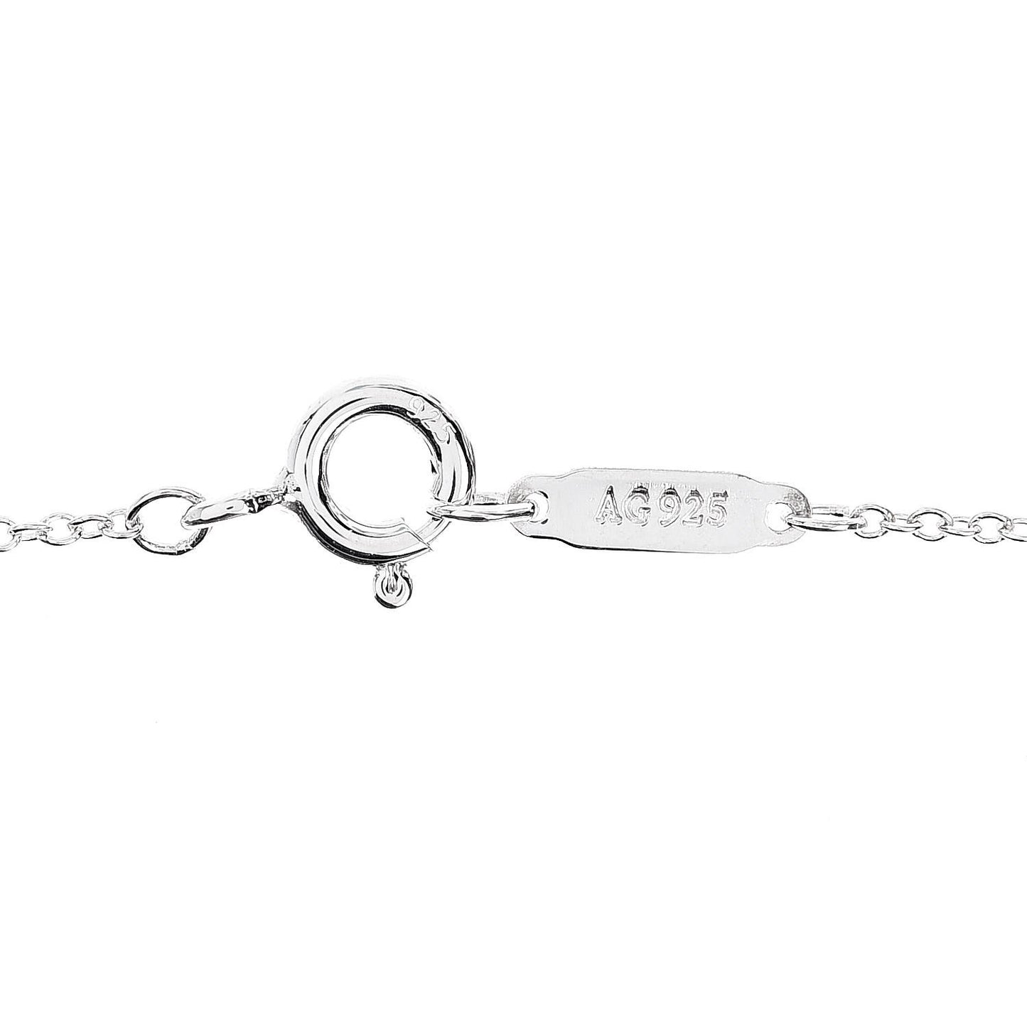 Sterling Silver 1837 Interlocking Circles Pendant Necklace