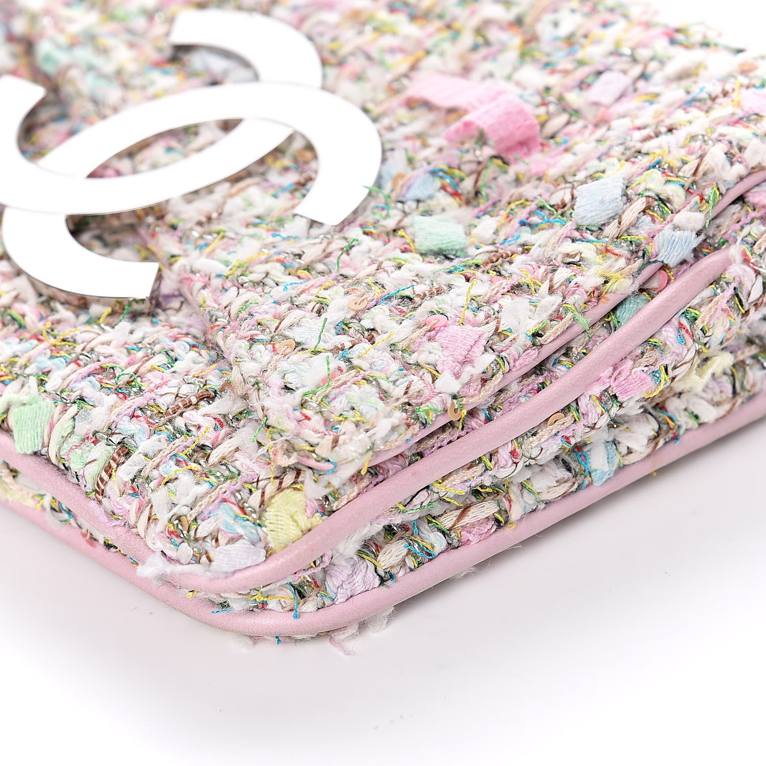 Chanel Tweed CC Flap Multicolor 9 of 11