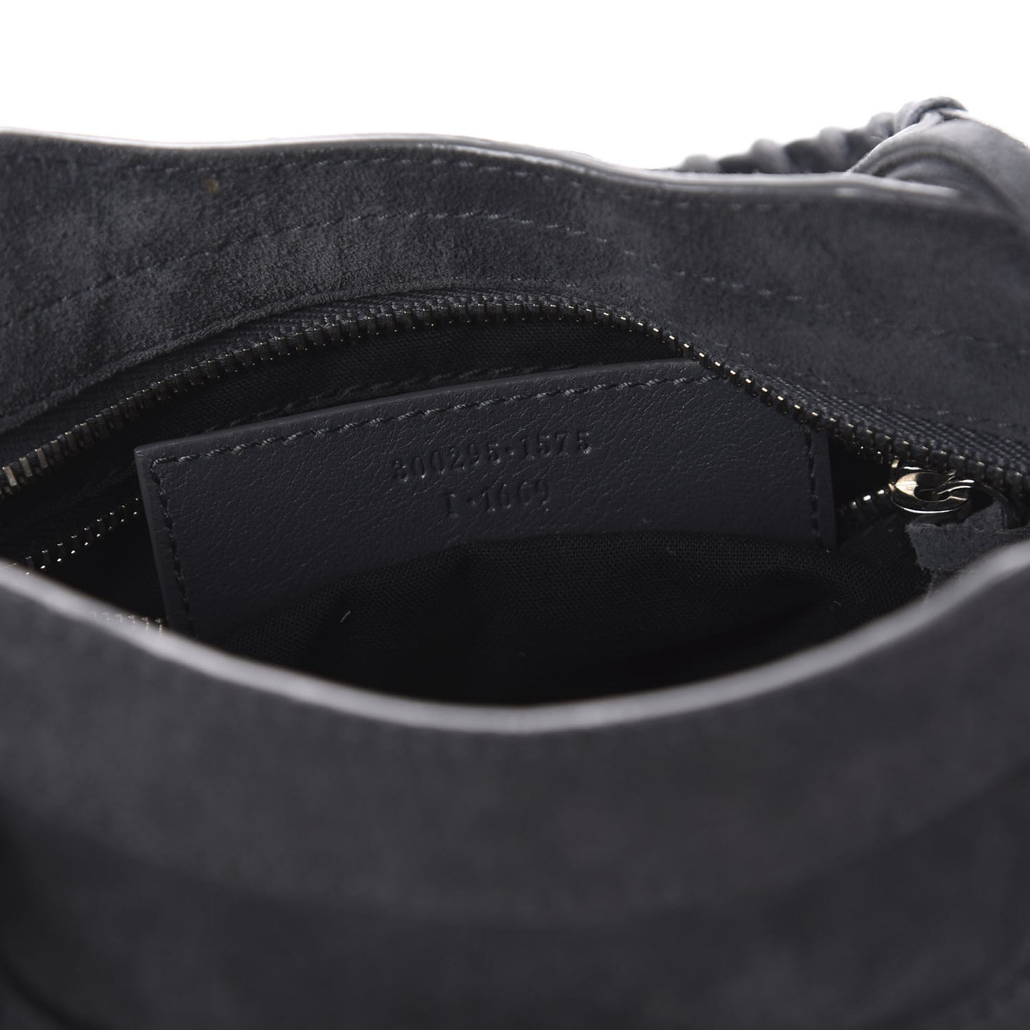 Baby Daim Suede Marble Hardware Mini City Grey