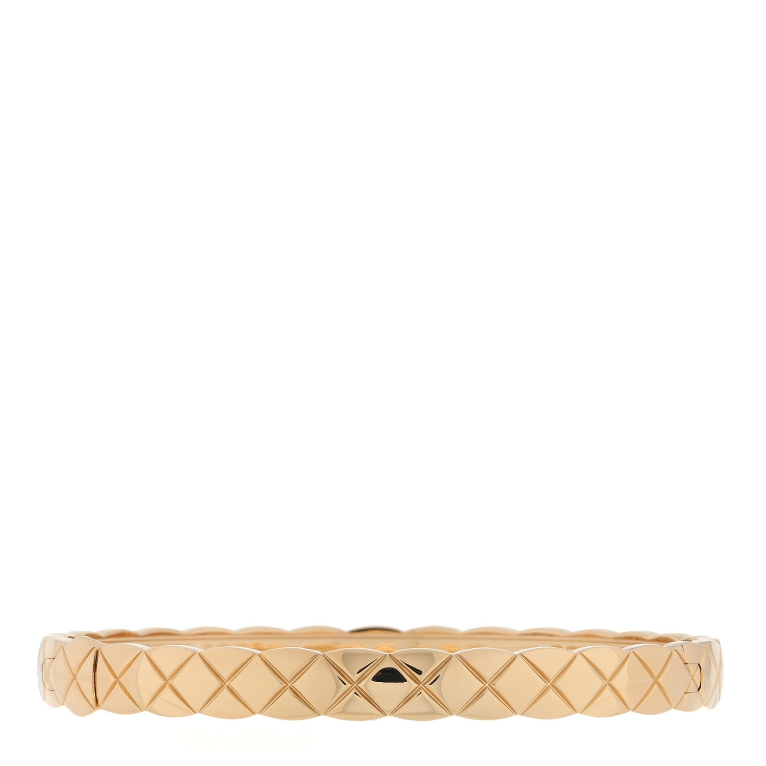 Chanel 18K Yellow Gold Diamond Coco Crush Bracelet L 2 of 4