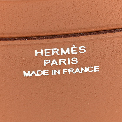 Hermes Swift Citizen Twill Card Case Gold 6 of 6