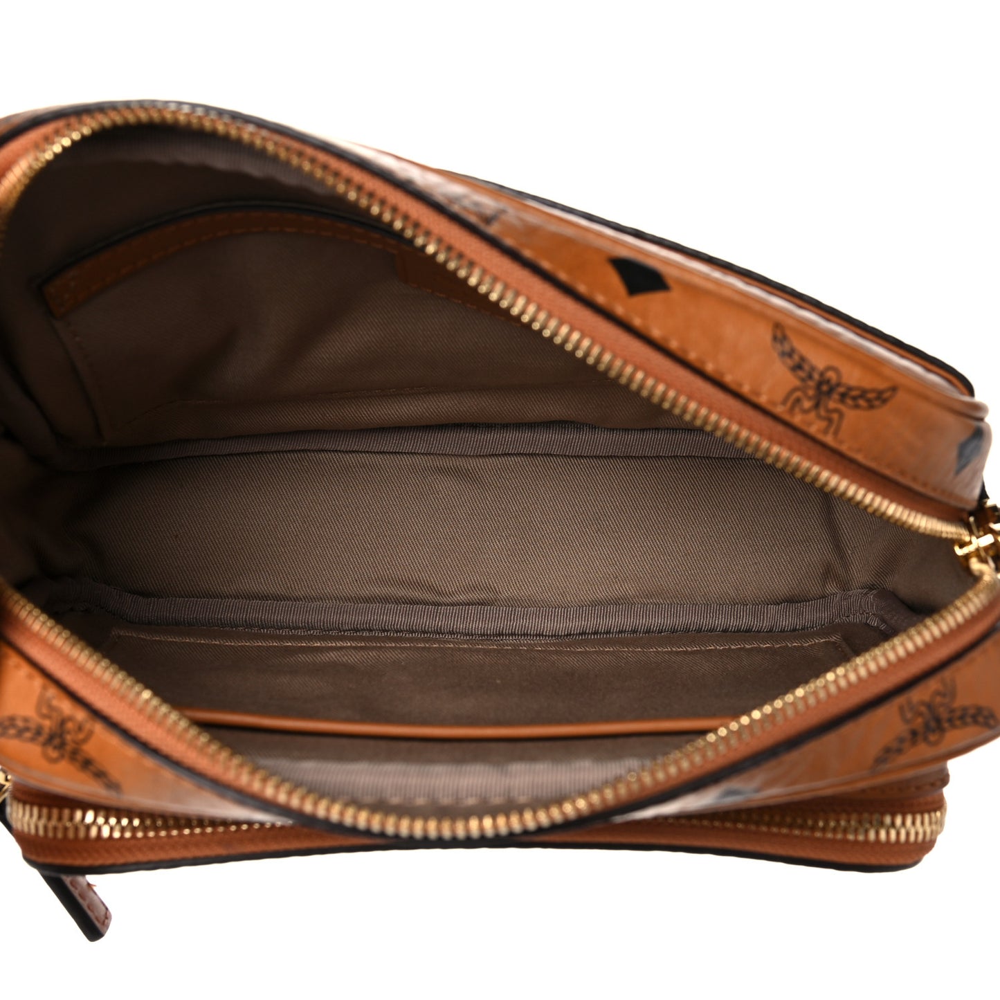 Visetos Camera Crossbody Bag Cognac