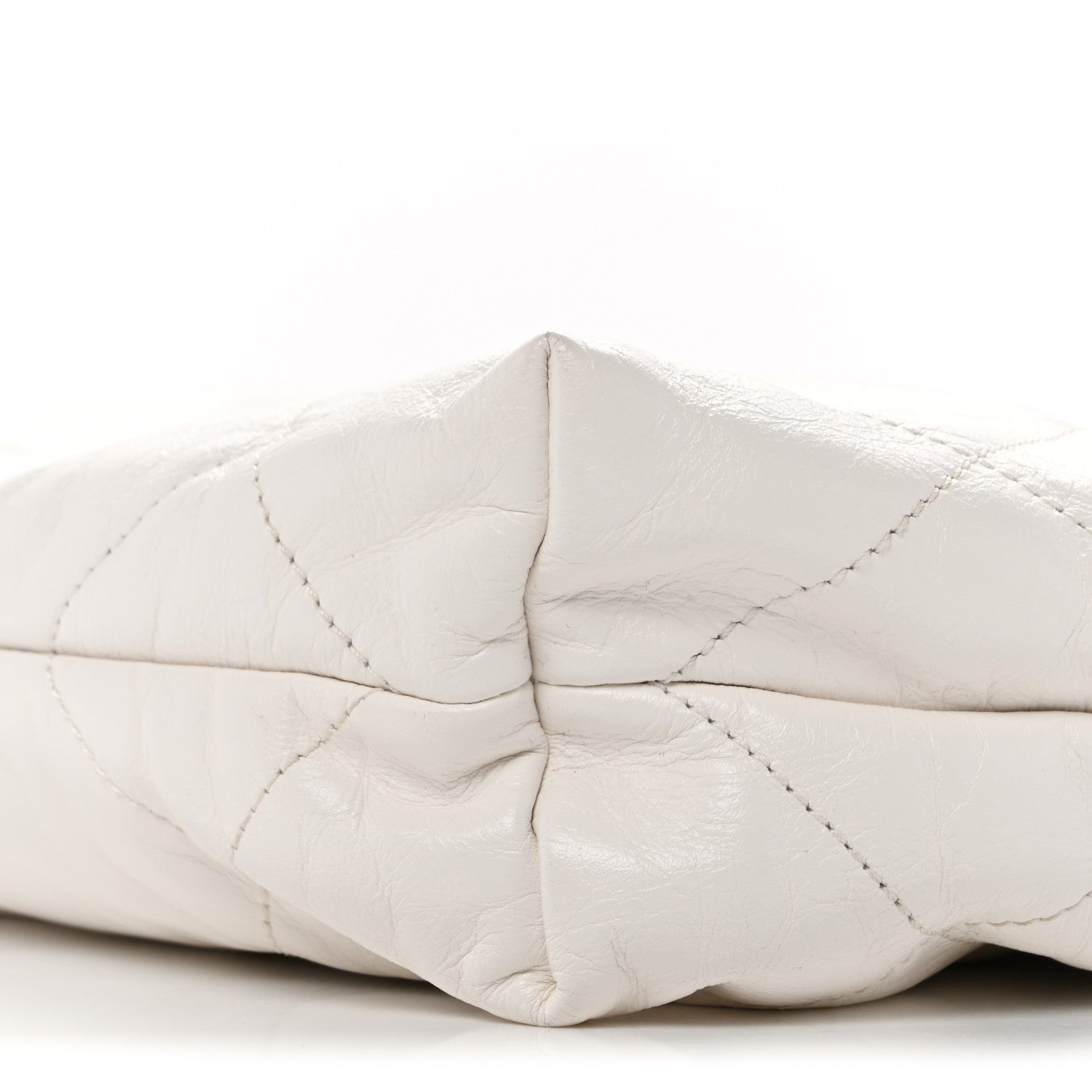 Chanel Shiny Calfskin Quilted Small Chanel 22 White 11 of 11