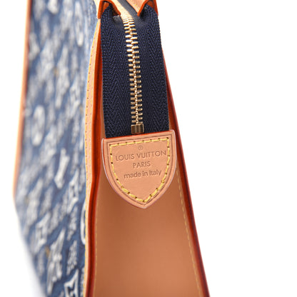 Louis Vuitton Jacquard Since 1854 Toiletry Pouch 26 Blue 8 of 10