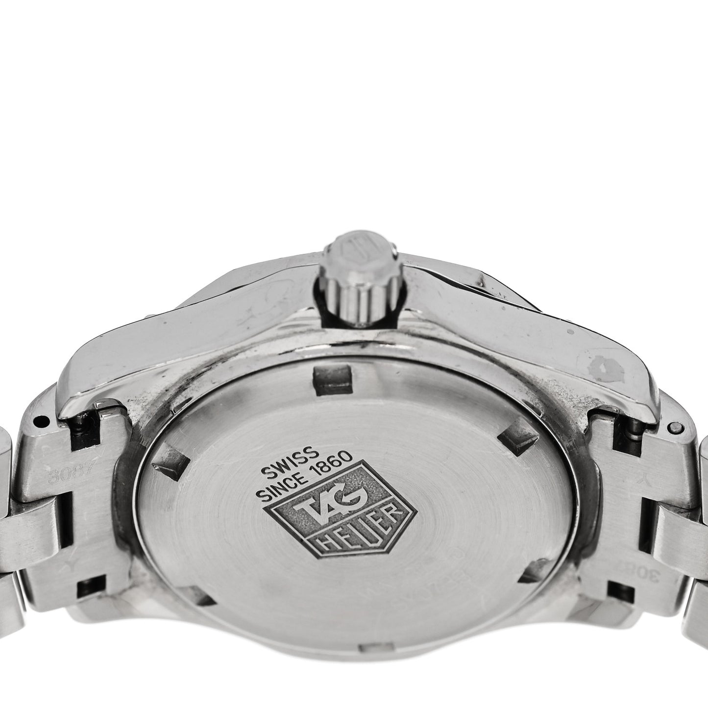 Stainless Steel Diamond Bezel Mother of Pearl 27mm Professional 2000 Quartz Watch WN131J