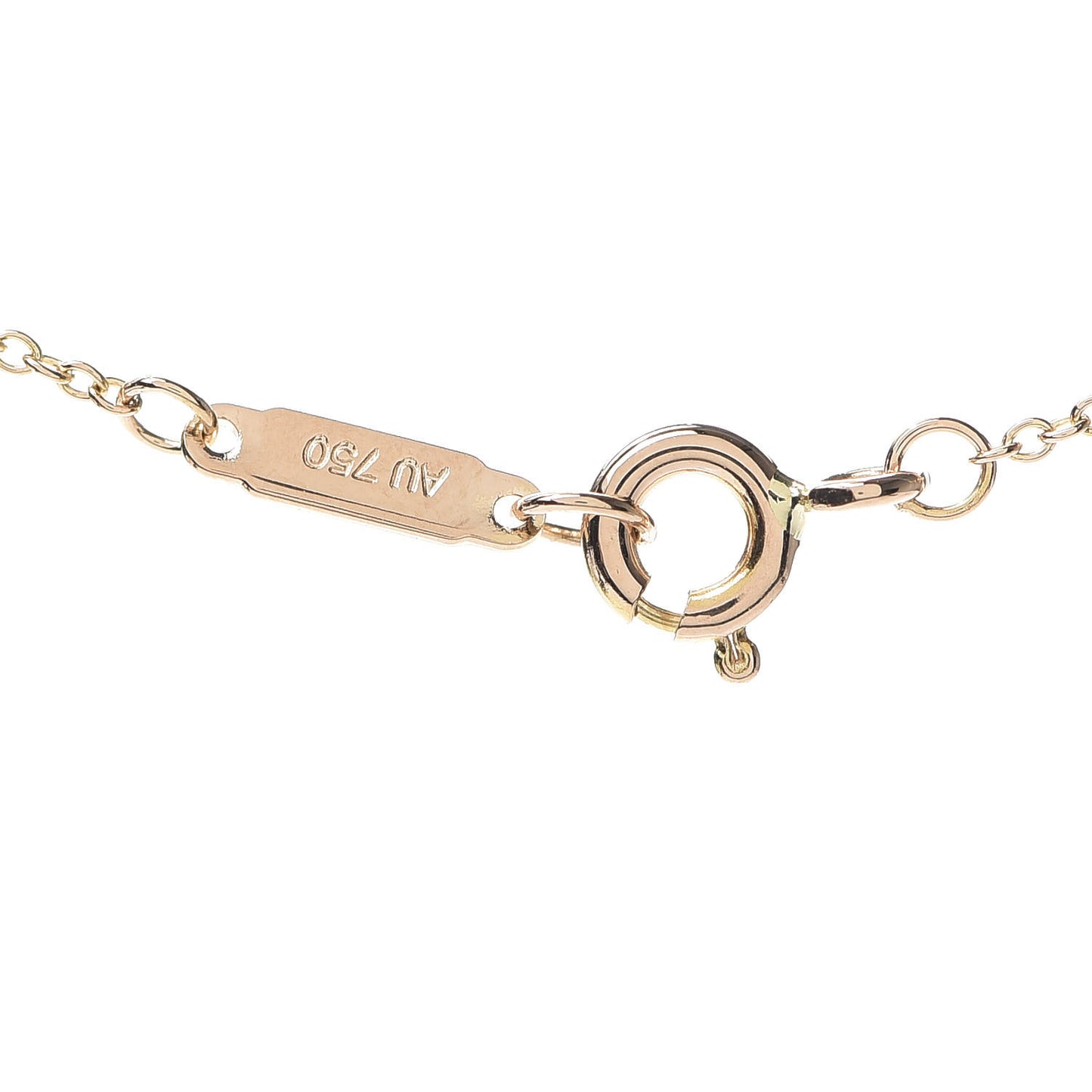 18K Rose Gold Mini Key Pendant Necklace