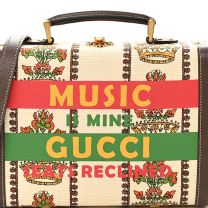 Gucci Canvas Calfskin 100 Centennial Music Beauty Case Multicolor 8 of 13
