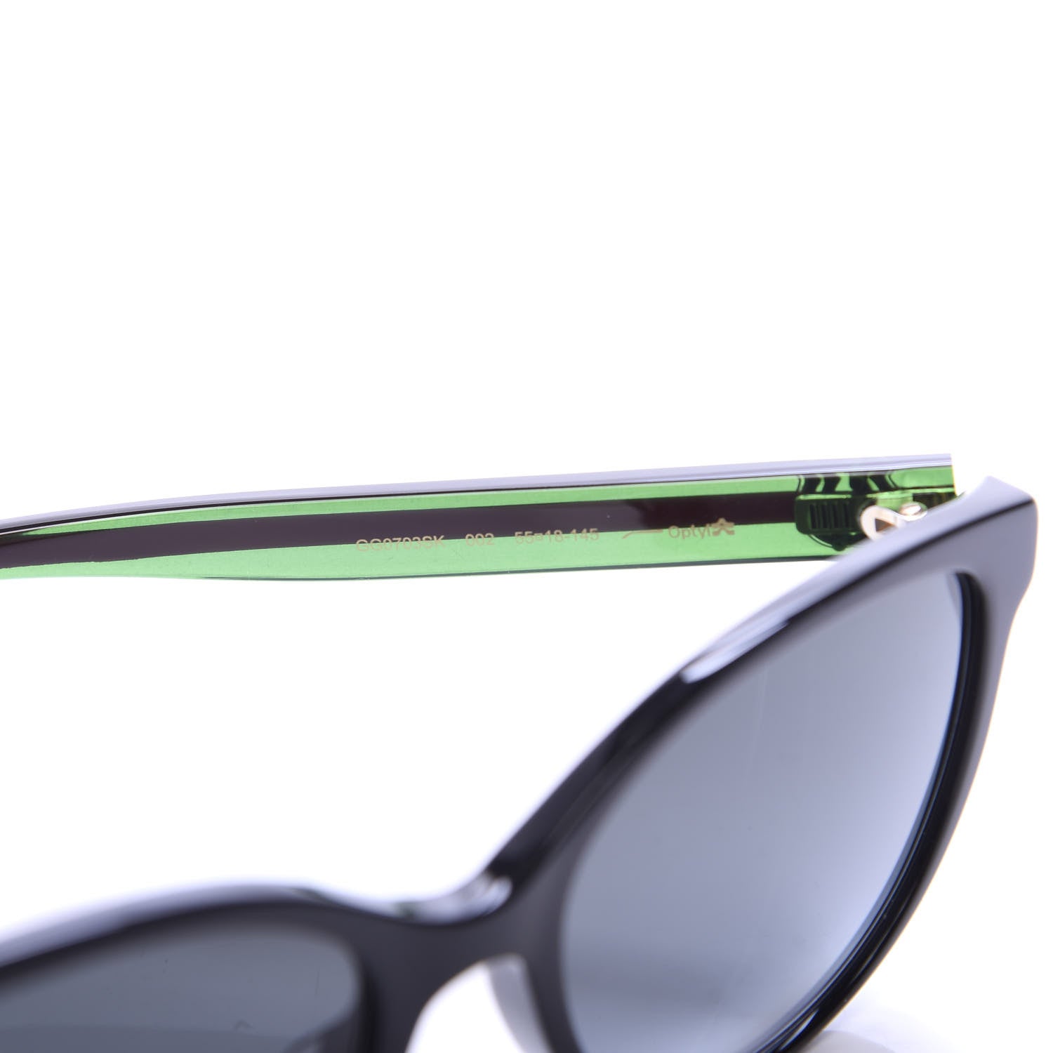 Gucci Acetate Web GG0703SK Sunglasses Black 5 of 8