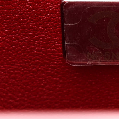 Chanel Patent Calfskin Small Camellia Flap Red 7 of 11