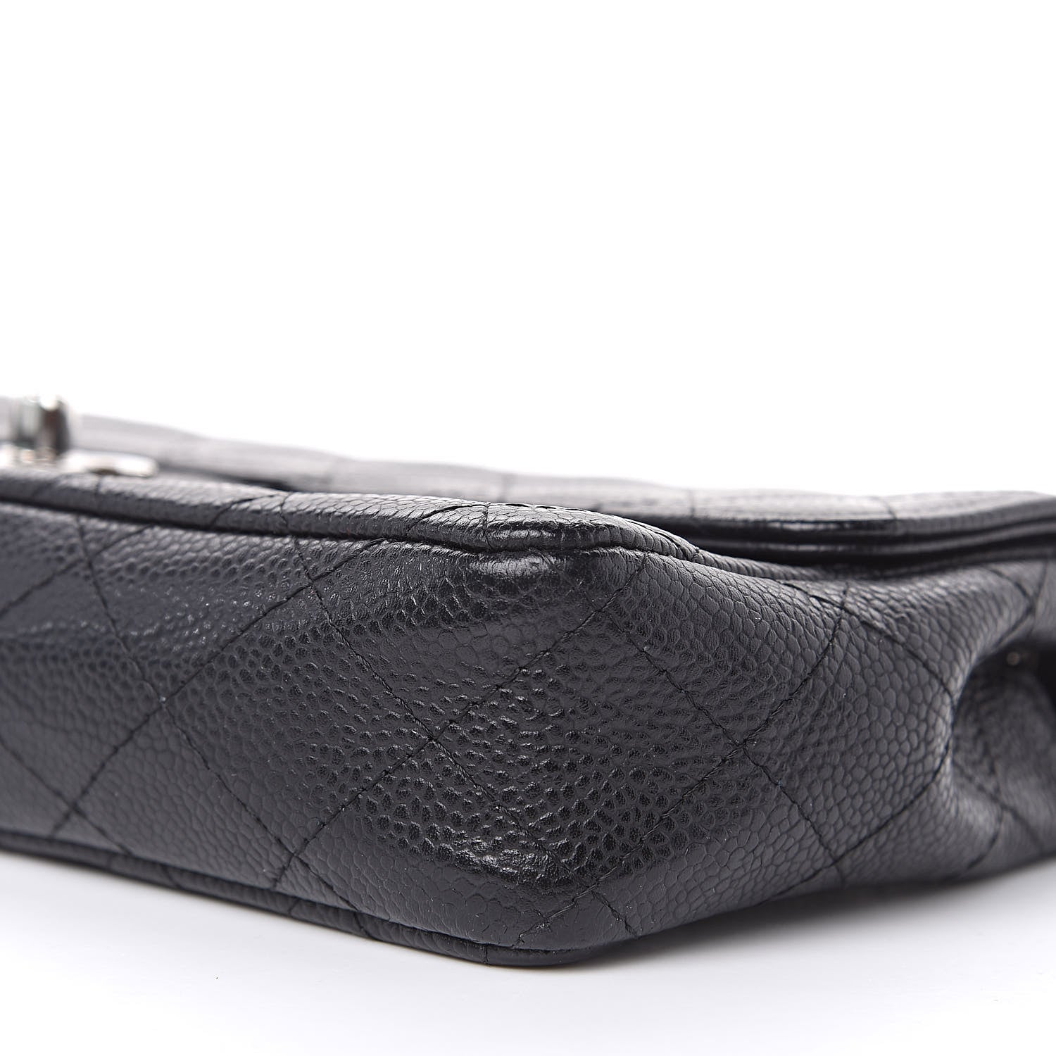 Chanel Caviar Quilted East West Flap Black 9 of 11