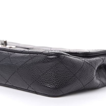 Chanel Caviar Quilted East West Flap Black 9 of 11