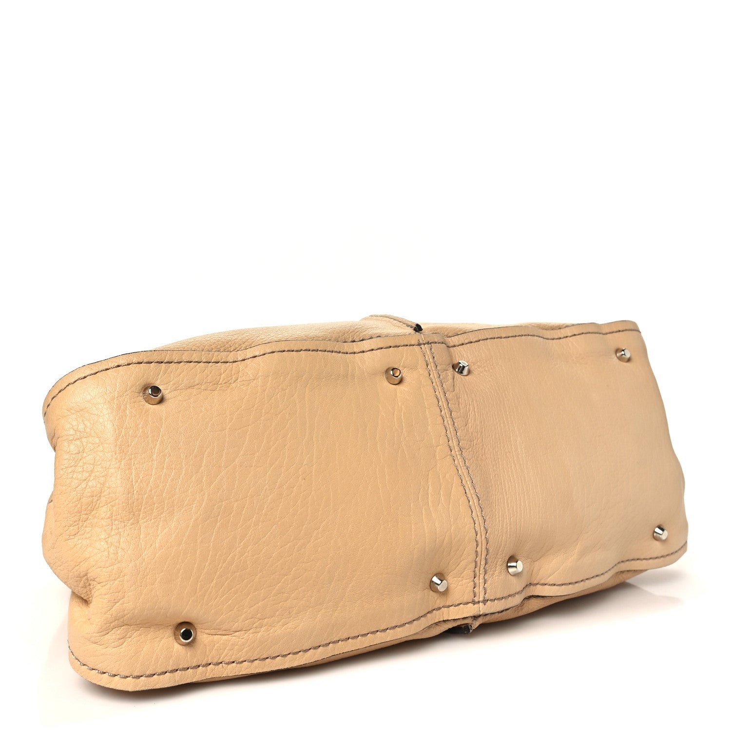Chloe Sheepskin Medium Plexo Paddington Dome Satchel Sable 4 of 10