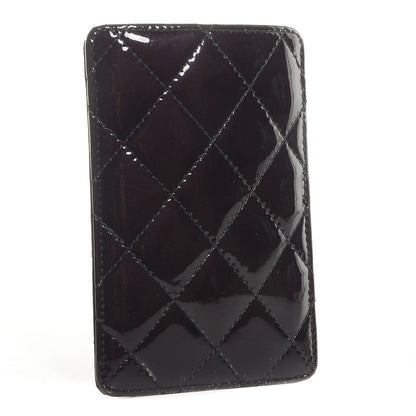 Chanel Patent Quilted Brilliant iPhone 4 Case Black 3 of 8