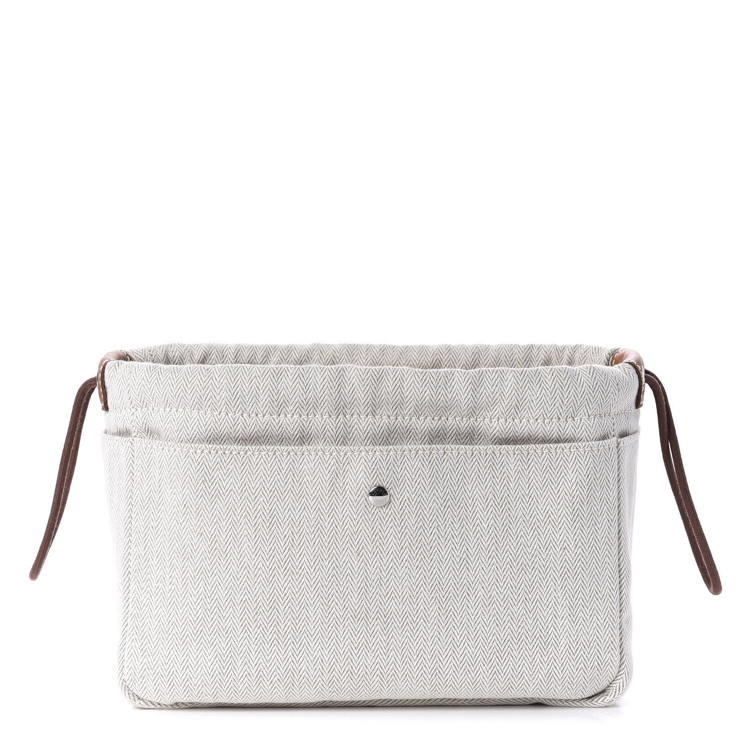 Hermes Canvas Barenia Fourbi 20 PM Pouch Naturel Fauve 1 of 12